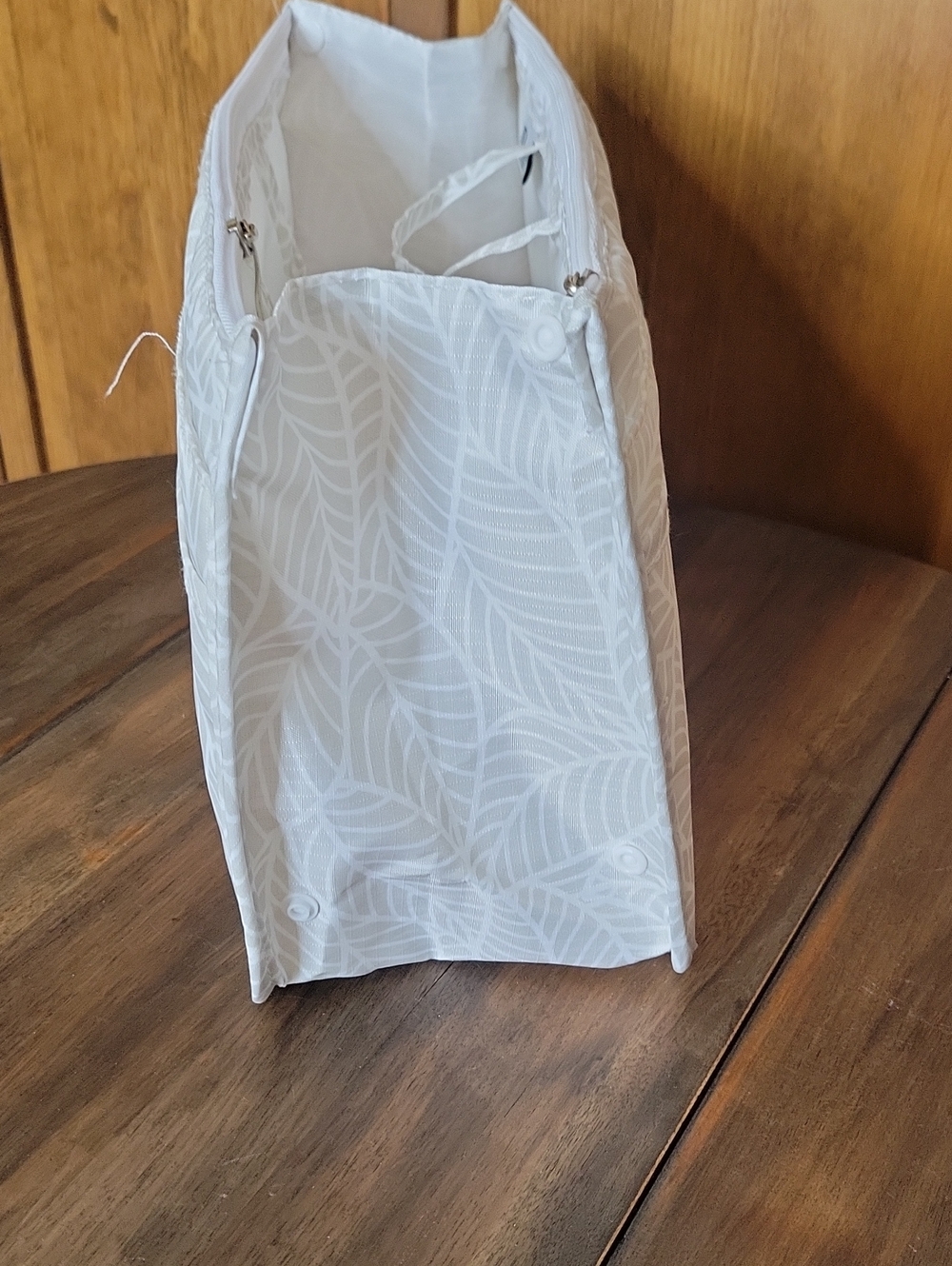 Periea NWOT GREY LEAVES Handbag Organizer Insert - Picture 2 of 8